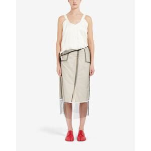 NWT 2022 MAISON MARGIELA PANELED TULLE OVERLAY DRESS $2230 NEW WITH TAGS